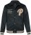 JP1880 Blouson Velour with Chest Embroidery Dark Green - Jackor - Stora jackor - 2XL-12XL
