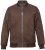 JP1880 Jacket Buffed Nubuck Lamb Leather Brown - Jackor - Stora jackor - 2XL-12XL