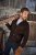 JP1880 Leather Jacket Goat Suede Shirt Collar Dark Brown - Jackor - Stora jackor - 2XL-12XL