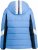 Ulla Popken HYPRAR Chevron Stripe Triple Function Quilted Fully Lined Ski Jacket Pastel Petrol - Jackor - 