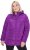 Ulla Popken Quilted Water Repellent Jacket Dark Purple - Jackor - 