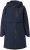 Ulla Popken Hooded with Zippered Pockets and Zippered Side Slits Jacket Navy - Jackor - 