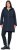 Ulla Popken Hooded with Zippered Pockets and Zippered Side Slits Jacket Navy - Jackor - 