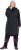 Ulla Popken Extra Long Functional Coat Black - Jackor - 