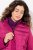 Ulla Popken HYPRAR Mixed Texture Water-Repellent Jacket Ruby - Jackor - Damjackor i stora storlekar
