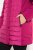 Ulla Popken HYPRAR Mixed Texture Water-Repellent Jacket Ruby - Jackor - Damjackor i stora storlekar