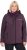 Ulla Popken HYPRAR Softshell Fleece Lined Jacket Dark Blackberry - Plus size-bälten för dam - 