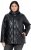 Ulla Popken Faux Leather Quilted Jacket Black - Jackor - 