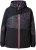 Ulla Popken Neon Ripple Performance Snow Jacket Black - Jackor - 