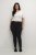 Kaffe Curve Laurina Jeans Sliten Svart Denim - Jeans & Byxor i Stora Storlekar – Plus Size - 