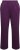 Ulla Popken Pull On Knit Straight Leg Pocket Pants Dark Blackberry - Jeans & Byxor i Stora Storlekar – Plus Size - 