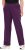 Ulla Popken Pull On Knit Straight Leg Pocket Pants Dark Blackberry - Jeans & Byxor i Stora Storlekar – Plus Size - 