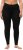 Ulla Popken Viscose Spandex Leggings Black - Jeans & Byxor i Stora Storlekar – Plus Size - 