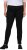 Ulla Popken Denim Look All Elastic Pocket Sienna Jeggings Black - Jeans & Byxor i Stora Storlekar – Plus Size - 