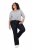 Ulla Popken Marie Fit Bootcut Stretch Jeans Dark Blue Denim - Ulla Popken - Ulla Popken – tysk plus size-mode