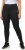 Ulla Popken Faux Fur Lined Stretch Leggings Black - Ulla Popken - 