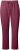 Ulla Popken Basic Drawstring Elastic Waist Cotton Blend Joggers Dark Berry - Jeans & Byxor i Stora Storlekar – Plus Size - 
