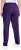 Ulla Popken Basic Drawstring Elastic Waist Cotton Blend Joggers Deep Violet - Jeans & Byxor i Stora Storlekar – Plus Size - 