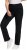 Ulla Popken Basic Mony Tapered Leg Stretch Pants Black - Jeans & Byxor i Stora Storlekar – Plus Size - 