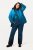 Ulla Popken HYPRAR Triple Function Ski Pants Teal - Skidkläder - 