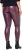 Ulla Popken Metallic Faux Leather Leggings Plum - Jeans & Byxor i Stora Storlekar – Plus Size - 