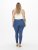 Only Carmakoma Thunder Life Skinny Fit Jeans Blue Denim - Jeans & Byxor i Stora Storlekar – Plus Size - 