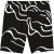 JP1880 Bermuda Shorts Soft Viscose All-over Print Black - Shorts - Stora shorts W40-W60