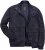 JP1880 Soft Goatskin Suede Leather Jacket Navy - Skinnjackor - Skinnjackor i stora storlekar