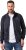 JP1880 Soft Goatskin Suede Leather Jacket Navy - Skinnjackor - Skinnjackor i stora storlekar