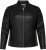 Only Carmakoma Robber Leather Jacket Black - Skinnjackor - 
