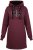 Nora Mikken KADRI WHITE Long Hoodie Burgundy - Tröjor & hoodies - 