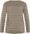Kaffe Curve Linia Boatneck Pullover Morel Melange with Silver Lurex - Stickade tröjor - 