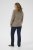 Kaffe Curve Linia Boatneck Pullover Morel Melange with Silver Lurex - Stickade tröjor - 