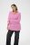 Kaffe Curve Emilia Pullover Pink Power Melange - Stickade tröjor - 