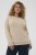 Kaffe Curve Jina Knit Pullover Feather Grey Melange - Stickade tröjor - 
