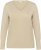 Kaffe Curve Lizzy Long Sleeve Pullover Feather Grey Melange - Stickade tröjor - 