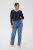 Kaffe Curve Lizzy Long Sleeve Pullover Midnight Marine - Stickade tröjor - 