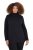 Ulla Popken Basic Long Sleeve Slim Fit Turtleneck Black - Collegetröjor & hoodies - Mjuka tröjor och hoodies i stora storlekar