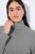 Ulla Popken Basic Long Sleeve Slim Fit Turtleneck Light Grey Melange - Collegetröjor & hoodies - Mjuka tröjor och hoodies i stora storlekar