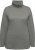 Ulla Popken Basic Long Sleeve Slim Fit Turtleneck Grey - Collegetröjor & hoodies - 