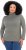 Ulla Popken Basic Long Sleeve Slim Fit Turtleneck Grey - Collegetröjor & hoodies - 