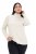 Ulla Popken Basic Long Sleeve Slim Fit Turtleneck Natural - Collegetröjor & hoodies - Mjuka tröjor och hoodies i stora storlekar