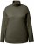 Ulla Popken Basic Long Sleeve Slim Fit Turtleneck Olive - Collegetröjor & hoodies - 