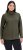 Ulla Popken Basic Long Sleeve Slim Fit Turtleneck Olive - Collegetröjor & hoodies - 