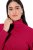 Ulla Popken Basic Long Sleeve Slim Fit Turtleneck Red - Collegetröjor & hoodies - Mjuka tröjor och hoodies i stora storlekar