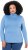 Ulla Popken Basic Long Sleeve Slim Fit Turtleneck Light Cornflower - Collegetröjor & hoodies - 