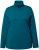 Ulla Popken Basic Long Sleeve Slim Fit Turtleneck Cerulean - Collegetröjor & hoodies - 