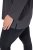 Ulla Popken Back To Basics V-Neck Relaxed Fit Cotton Tee Charcoal Grey Melange - T-shirts - T-shirts för kvinnor