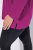 Ulla Popken Back To Basics V-Neck Relaxed Fit Cotton Tee Berry - T-shirts - T-shirts för kvinnor