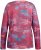 Ulla Popken Graphic Print Recycled Polyester Quick Dry Stretch Top Salsa Red - Tryckta T-shirts för dam i stora storlekar - 
